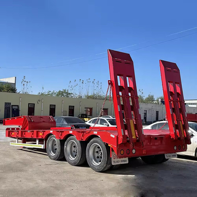 Selbstdumping Nicht-Selbstdumping Niedrigbett Semi-Trailer Abmessungen 13500X3000X1550 mm Hergestellt