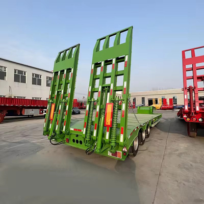 Selbstdumping Nicht-Selbstdumping Niedrigbett Semi-Trailer Abmessungen 13500X3000X1550 mm Hergestellt