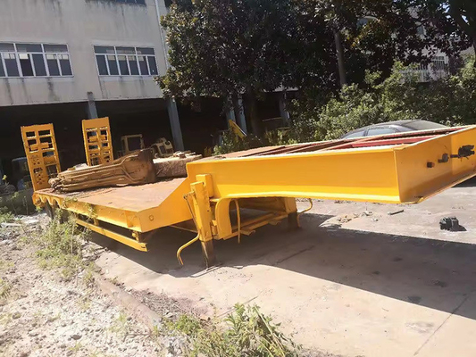 Selbstdumping Nicht-Selbstdumping Niedrigbett Semi-Trailer Abmessungen 13500X3000X1550 mm Hergestellt