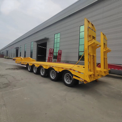 Selbstdumpfender Anhänger mit niedrigem Lager mit Lastkapazität von 120 t und Selbstdumpffunktion