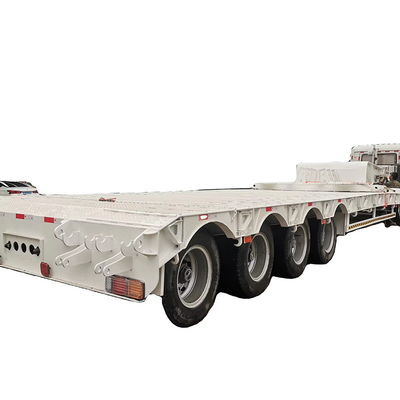 3 Achsen 40 Fuß flacher Container Halbanhänger Lkw Anhänger Container Anhänger mit 1