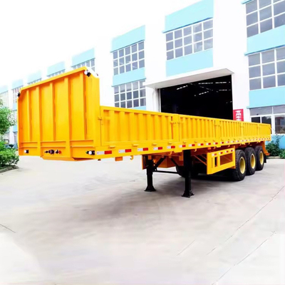 3 Achsen 40 Fuß flacher Container Halbanhänger Lkw Anhänger Container Anhänger mit 1