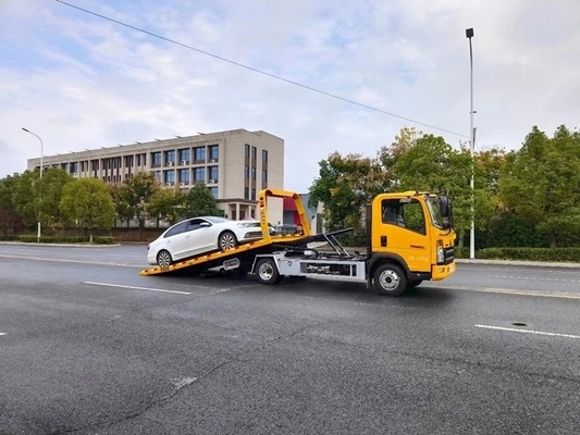 4X2 Flachbett-Wiederherstellungsfahrzeug mit anderen Namen 25t Schleppfahrzeug unter dem Aufzug Wrecker-Lkw