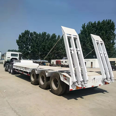 6 Achsen 15m 60ft Flachbett Niedrigbett Lowboy Semi-Trailer mit 13t Achse für die Lieferung