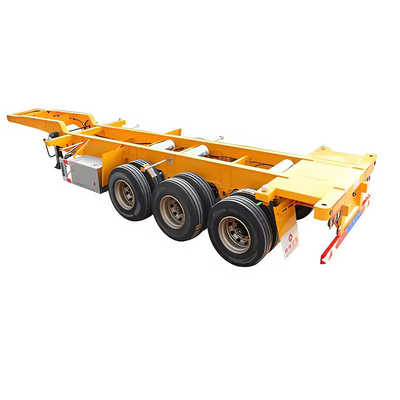6 Achsen 15m 60ft Flachbett Niedrigbett Lowboy Semi-Trailer mit 13t Achse für die Lieferung