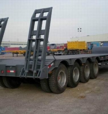 12 m Flachbett Flachbett Fracht Semi-Trailer mit 3 Achsen Gänsehals Transport Niedrigbett