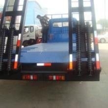 12 Meter lang, 2 Achsen, 40 Tonnen schweres Fahrzeug, niedriges Flachbett-Ladegerät, Lowboy-Anhänger mit Rampen