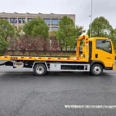 4 Tonnen Flatbed Recovery Truck 4X2 Wheel Lift Road Wrecker Schleppwagen in Myanmar