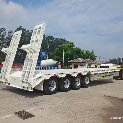 Anpassbares Doppel-Drei-Achse 40FT Flatbed-Chassis Halbanhänger mit Flatbed-Design