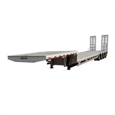 Anpassbares Doppel-Drei-Achse 40FT Flatbed-Chassis Halbanhänger mit Flatbed-Design