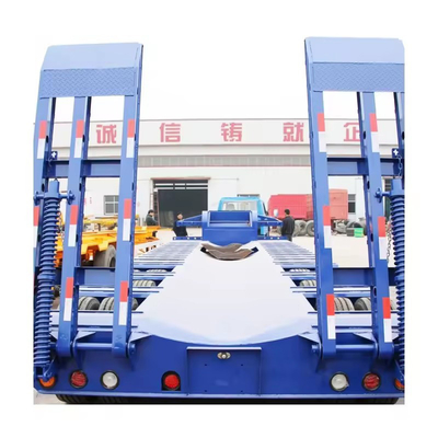 Selbstdumping 40ft Flatbed Truck Trailer mit 12PCS Twist Lock und 1820mm Profil