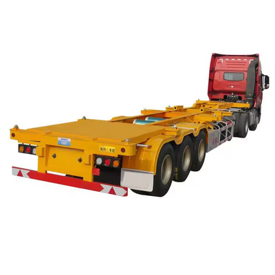 4 Achsen niedriges Flat-Semi-Trailer Niedrigbett Flat-Trailer 60 Tonnen für Ihren Nutzen