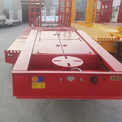 4 Achsen niedriges Flat-Semi-Trailer Niedrigbett Flat-Trailer 60 Tonnen für Ihren Nutzen