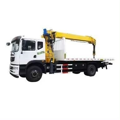 Qing Ling 4*2 Niedrigwinkel-Full-Land-Flachbett-Schleppwagen-Wrecker für die technische Unterstützung