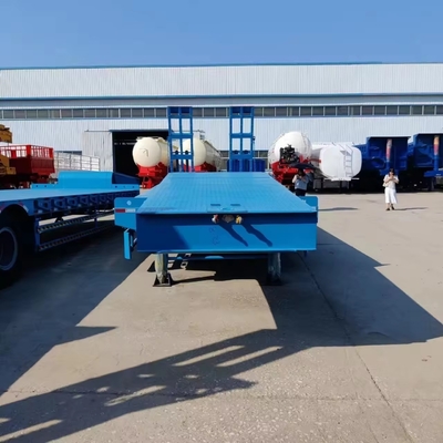 Niedrigbettanhänger mit 3 Achsen 1820 mm Profil geeignet für den Transport schwerer großer Geräte