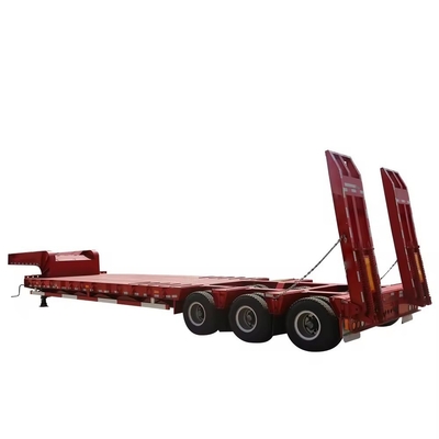 Niedrigbettanhänger mit 3 Achsen 1820 mm Profil geeignet für den Transport schwerer großer Geräte