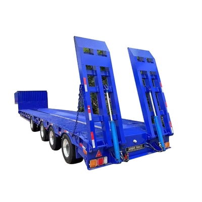Niedrigbettanhänger mit 3 Achsen 1820 mm Profil geeignet für den Transport schwerer großer Geräte