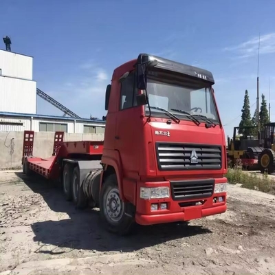 Niedrigbettanhänger mit 3 Achsen 1820 mm Profil geeignet für den Transport schwerer großer Geräte
