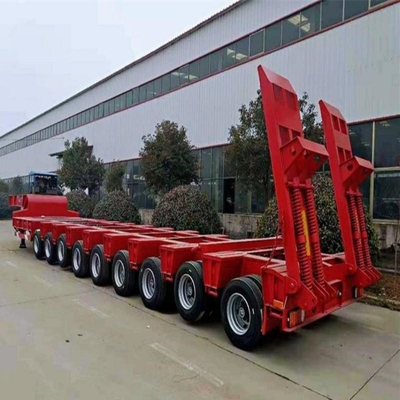 100 Tonnen 4 Achsen Containerfracht 6m 12m Super Link Semi Trailer für Ihren Transport