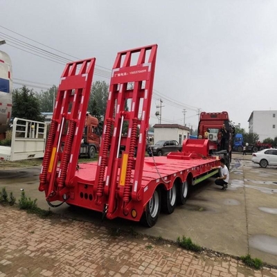 3 Achsen flacher Sattelanhänger für den Transport von Containern ohne ABS-Antiblockierungssystem