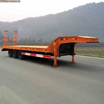 Anpassung 3 Achsen Bagger Transport 60 Tonnen Gebraucht Lowbed Semi Trailers mit 13t Achse