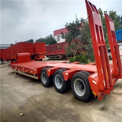 3 Jahre Service nach dem Verkauf Schwerlast-Hydraulische 3-Achse 60 Tonnen-Lowboy-Halbanhänger