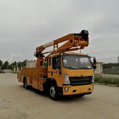 4x2 Antriebsrad-LKW Montiert 25m Luftarbeitsfahrzeug mit Plattform und Abbremse