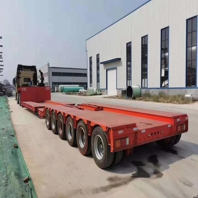 12 Reifennummer 20FT 40FT 45FT Containertransport Flachbett-Halbanhänger mit Drehverschluss