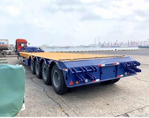 EHL9400L 4 Achsen Niedrigchassis Niedrigflächengestellter Semi-Anhänger für den Leichtverkehr