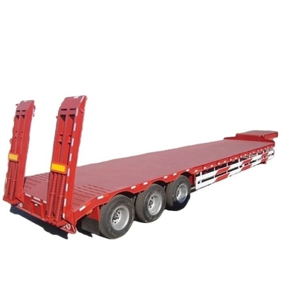 1820 mm Tread Lowbed Lowboy Low Flat Bed Truck Trailer für den Transport von übergroßen Gütern
