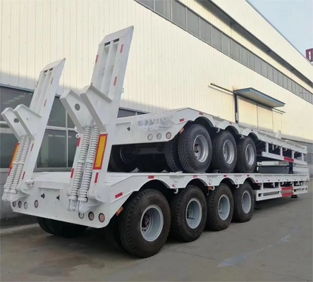Shang Dong Schwermaschinen-Low Flat Trailer mit mechanischer Aufhängung
