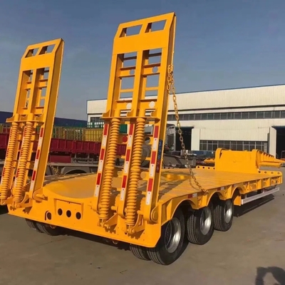 Shang Dong Schwermaschinen-Low Flat Trailer mit mechanischer Aufhängung