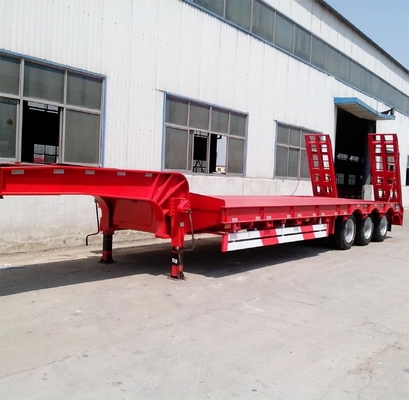 Shang Dong Schwermaschinen-Low Flat Trailer mit mechanischer Aufhängung
