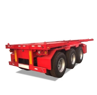 40ft Containertransport Lkw Skelettanhänger Halbanhänger für den sicheren Transport