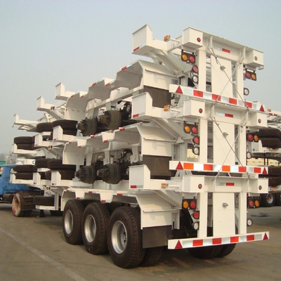 3-Achse 40-Fuß Container Skeleton Chassis Semi-Anhänger und niedrige Gesamtbetriebskosten