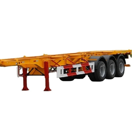 3-Achse 40-Fuß Container Skeleton Chassis Semi-Anhänger und niedrige Gesamtbetriebskosten