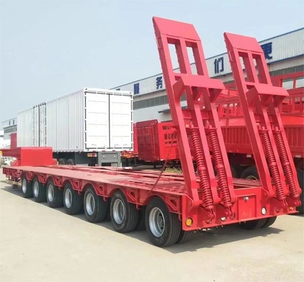 Schwere Last 50 t-60 t 3/4 Achsen Lowboy/Low Deck/Plattform/Lader für den Transport von Baggern