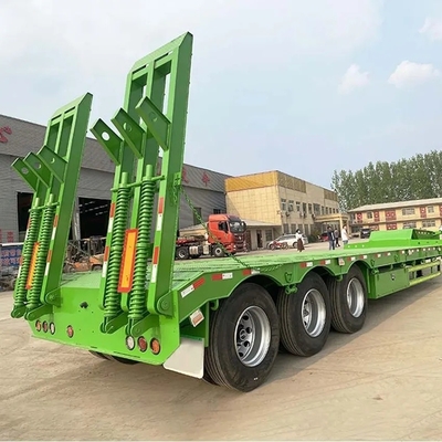 Schwere Last 50 t-60 t 3/4 Achsen Lowboy/Low Deck/Plattform/Lader für den Transport von Baggern