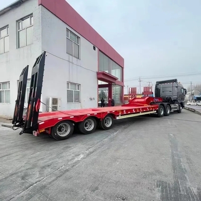 Schwere Last 50 t-60 t 3/4 Achsen Lowboy/Low Deck/Plattform/Lader für den Transport von Baggern