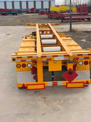 20 40 Fuß Skeleton Container Anhänger Halbanhänger mit Dual Line Bremssystem