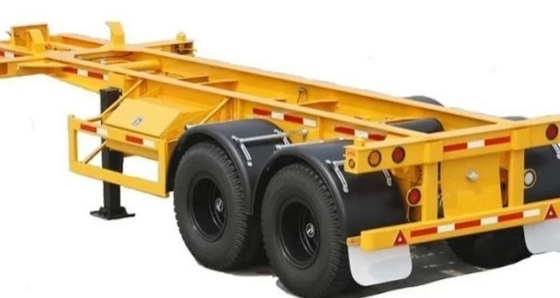 20ft Container Skeleton Semi-Trailer mit mittlerer Last 5,5 Tonnen Lkw Anhänger Chassis