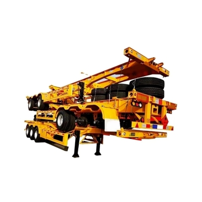 Anpassungsfähiger Shandong Made Frame Skeleton Semi-Trailer für den Transport von 40 FT Containern