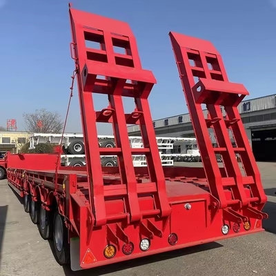 CCC ISO 40 Tonnen schwerer Lastwagen mit Gänsehals/Bettwagenanhänger mit 2,5 Tonnen Kapazität