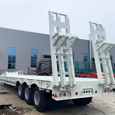 Schwerlastbagger Transport Gänsehals Lowboy Low Loader Bett Lowbed Semi-Truck Anhänger