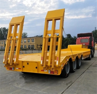 Schwerlastbagger Transport Gänsehals Lowboy Low Loader Bett Lowbed Semi-Truck Anhänger