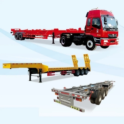 30 Tonnen Multi-Link-Skelett-Typ Semi-Anhänger für Container Großes Gänsehals anpassbar