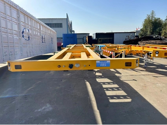 30 Tonnen Multi-Link-Skelett-Typ Semi-Anhänger für Container Großes Gänsehals anpassbar
