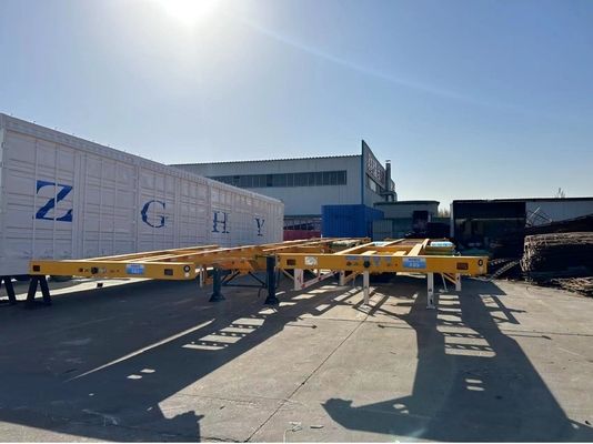 30 Tonnen Multi-Link-Skelett-Typ Semi-Anhänger für Container Großes Gänsehals anpassbar