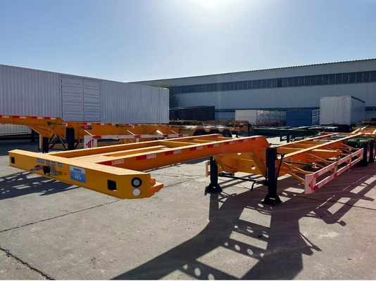 30 Tonnen Multi-Link-Skelett-Typ Semi-Anhänger für Container Großes Gänsehals anpassbar