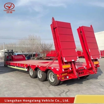 Ausnehmbarer Low Loader Truck/Lowbed/Lowboy Low Flat Bed Trailer Anpassbar